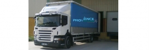 Camion porteur Provence Distribution Logistique