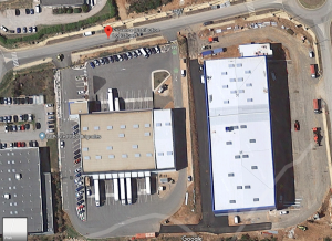 Vue aerienne de Provence Distribution Logistique 83 Brignoles