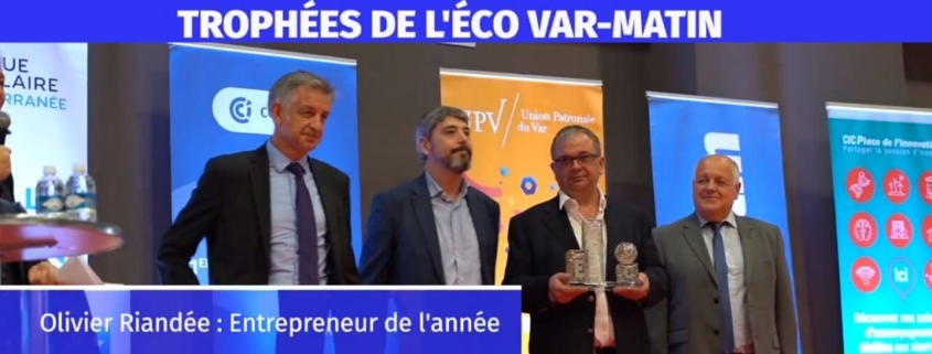 Olivier Riandee Top Trophée de l'entrepreneur de l'année 2019