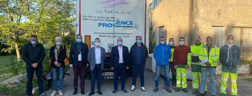 Livraisons dons collectes pour les sinistres de la tempete Alex