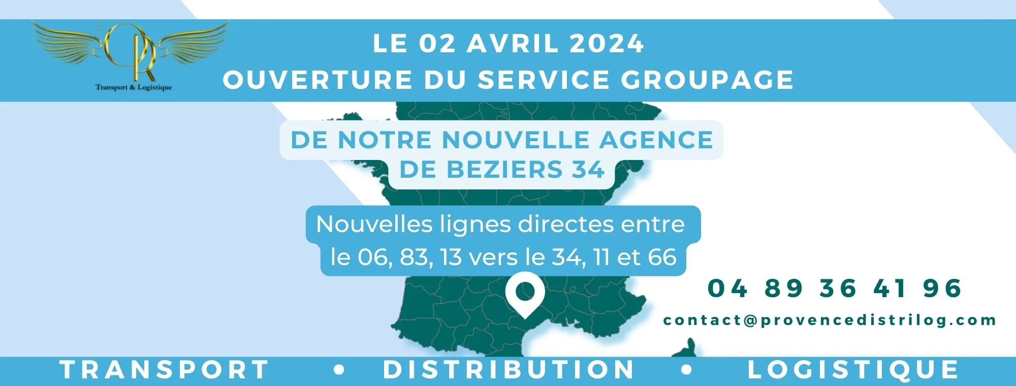 Notre agence de Béziers ouvre son service groupage