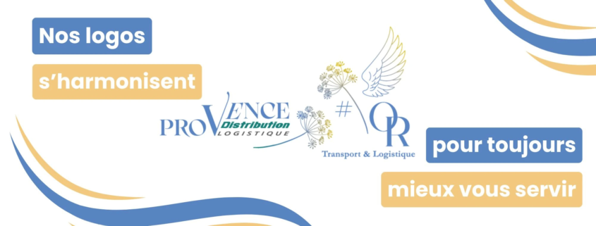 Les logos de Provence Distribution et #OR s'harmonisent