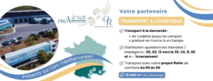 Provence Distribution Logistique et #OR spécialiste du transport de palettes et stockage 15 000 m² dans le sud de la France.